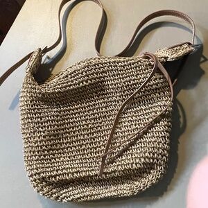 wicker/straw purse